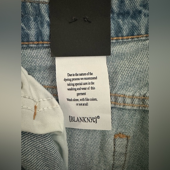 BLANKNYC The Baxter Ribcage Straight Leg High Rise Button Fly Women Jeans 28 - Picture 7 of 14